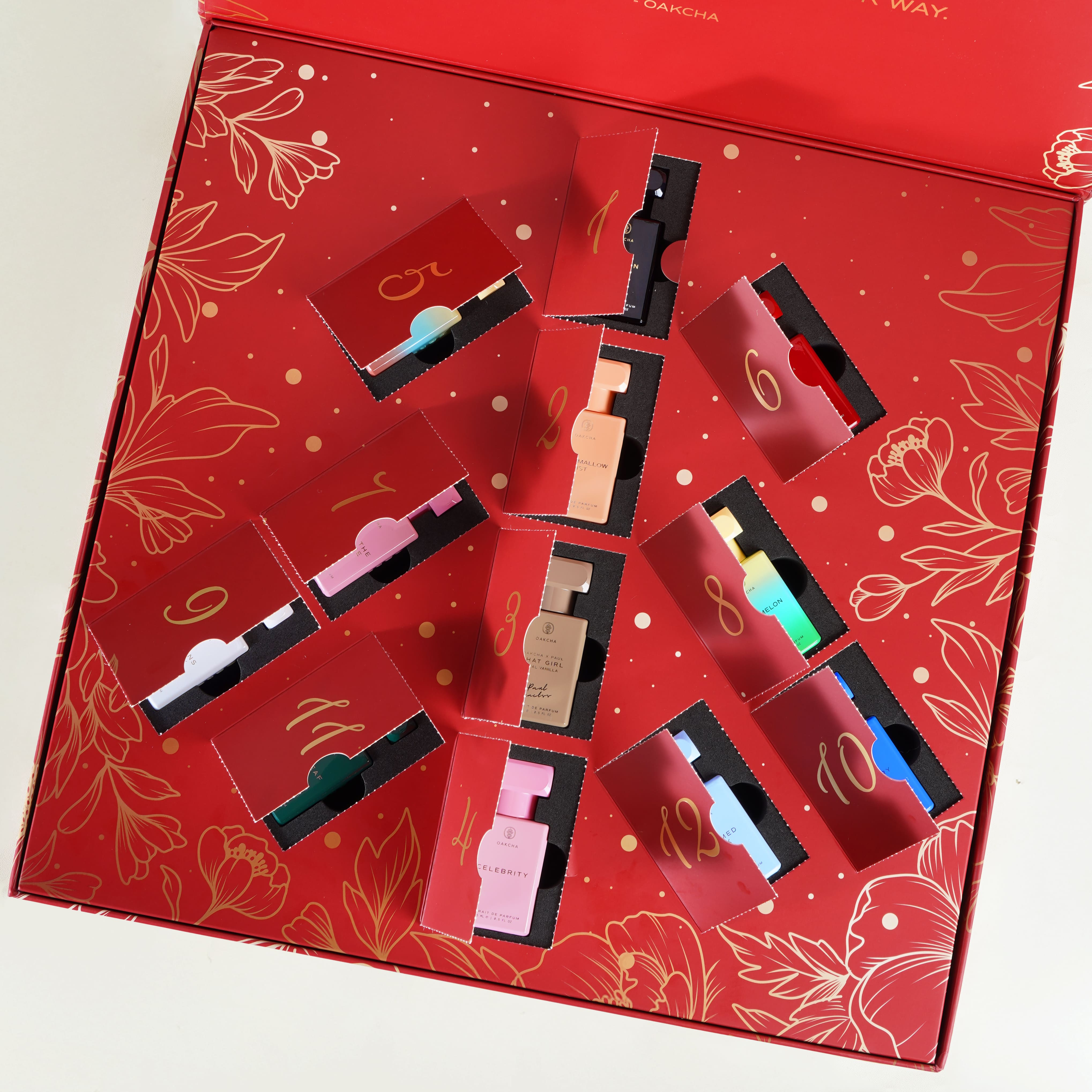 Limited Edition - 12-Piece Mini Fragrance Holiday Perfume Calendar (12 x 15mL)
